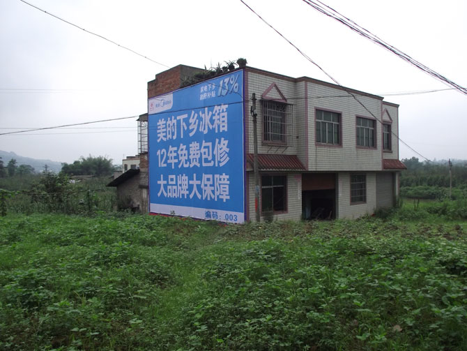 樂俊廣告曾經制作過的戶外墻體廣告